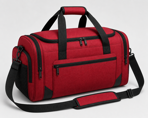 Sac de voyage personnalisé avec compartiment à chaussures |   Sac de sport imperméable pour la gym et les week-ends, sac de voyage pour une nuit, fabricant OEM - Product Image 1