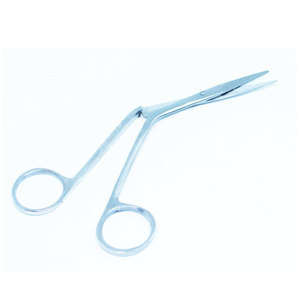 Ciseaux ORL de conception avancée à pointe courbée pour un contrôle précis et une coupe nette, pour la pratique quotidienne - Product Image 1