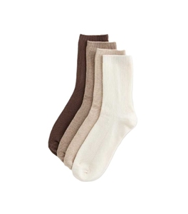 Calcetines de Punto de Color Sólido de Alta Calidad para Mujer, Calcetines de Algodón Transpirable para Uso Diario, con Logotipo Personalizado - Product Image 6