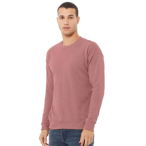 Sudadera con capucha unisex lisa, oversize, con hombros caídos, de forro polar grueso, cuello redondo, para hombre, personalizable - Product Image 4