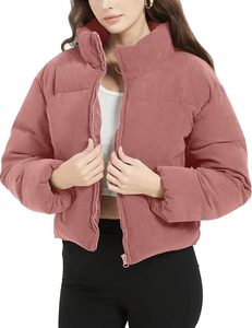 Women's Lightweight <b>Packable</b> Hooded Winter Quilted Puffer <b>Jacket</b> Detachable Sleeves Hat Zipper Closure Water Resistant Wool - Product Image 2
