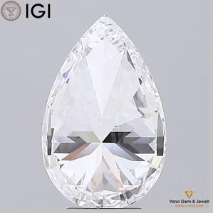 Diamant de laboratoire CVD certifié IGI, 4,00 carats, taille poire, clarté VVS1, couleur D, pour créations solitaires de luxe - Product Image 5
