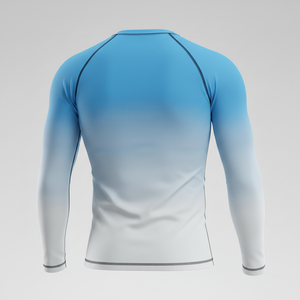 Unisex Long Sleeve Rash Guard Quick Dry Compression Fit Athletic <b>Swim</b> <b>Shirt</b> Surf Top Protective Activewear for Outdoor Adventure - Product Image 2