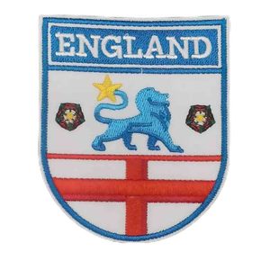 Parche Bordado Termoadhesivo con la Bandera de Inglaterra, Aplicación Táctica de Banderas Nacionales - Product Image 1