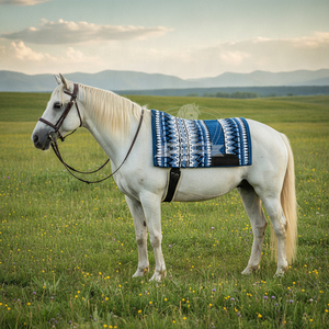 Sous-selle Western classique confortable pour cheval, 42x34 pouces, doublure en polaire de laine de Nouvelle-Zélande, protection pour cheval - Product Image 5