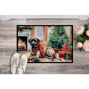 Mastiff confortable paillasson de noël antidérapant lavable faible pile 24H X 36W intérieur et extérieur tapis de porte avant pour entrée - Product Image 2