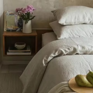 Ensemble de housse de couette écologique, lavable en machine, pour usage domestique, style simple - Product Image 1