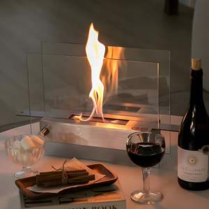 Braciere da Tavolo in Acciaio Inossidabile e Vetro Temperato - Product Image 6