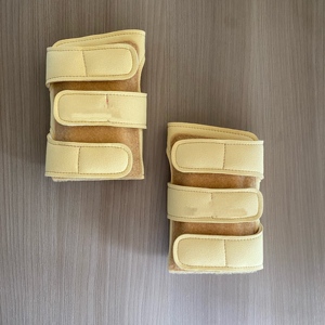 Tender Industry Suede Leather Breathable Durable Adjustable Hand Grips Wrist Straps Wraps Gymnastics Training Equipment Full - Product Image 1