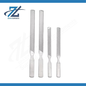 Lime à ongles professionnelle double face en acier inoxydable, grain 80, outil de pédicure et de manucure pour usage en salon, fabriqué au Pakistan - Product Image 5