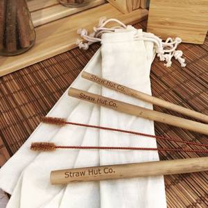 Brosse de nettoyage écologique en fibre de coco et bambou, réutilisable, naturelle, pour bouteilles et pailles, outil de cuisine durable - Product Image 4