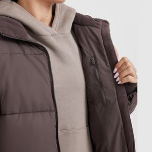 Solid Color Women Slim Fit Plain Blank New Design Puffer Down <b>Jacket</b> for Ladies Long Sleeves Puffer <b>Jacket</b> - Product Image 5