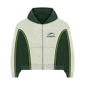 Conjunto Deportivo Informal de Algodón Blanco para Correr en Invierno |   Conjunto Deportivo Ecológico de Talla Grande 100% Algodón con Bordado Personalizado - Product Image 5