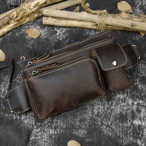 Sac banane en cuir de qualité supérieure, design élégant, fabrication optimale, nouveau design, prix raisonnables pour les sacs banane en cuir avec logo personnalisé. - Product Image 6