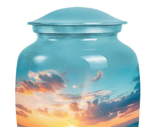 Urnas Decorativas Modernas Hechas a Mano de la Mejor Calidad para Cenizas de Adultos, Uso Funerario y de Entierro para Hombres y Mujeres - Product Image 3