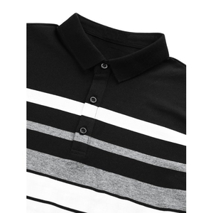 Polo de travail élégant avec logo, boutons, t-shirts de travail personnalisés pour hommes - Product Image 5