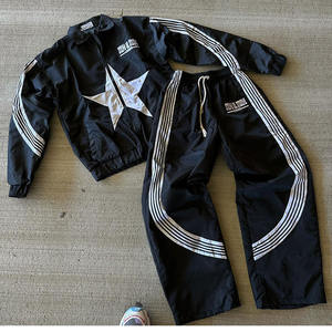 Fabricantes de Ropa, Sudadera con Capucha Reflectante de 3m Personalizada y Pantalones Deportivos de Nailon, Conjunto de Sudadera y Pantalones Deportivos Cortavientos para Hombre - Product Image 6