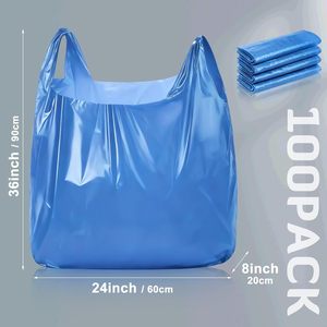 ถุงเสื้อยืดแบบหนาทนทานพร้อมหูหิ้ว จำนวนมาก - Product Image 2