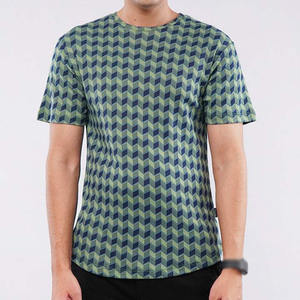 Camiseta de Hombre con Diseño Sublimado a la Moda, 100% Algodón Grueso, Estilo Urbano, Cuello Redondo, Fabricante, Venta al Por Mayor, OEM, ODM, EE. UU. - Product Image 4