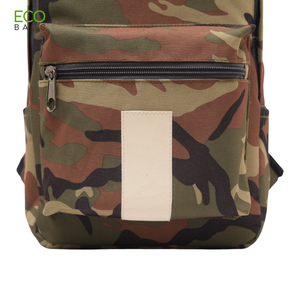 Sac fourre-tout en coton écologique imprimé de logo personnalisé avec fermeture à glissière en toile naturelle pour l'épicerie utilisation promotionnelle - Product Image 1