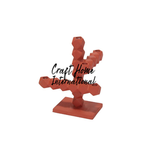 Portavelas de aluminio de estilo nórdico hecho a mano, impermeable, decoración de mesa minimalista moderna escandinava, centro de mesa, decoración del hogar - Product Image 1