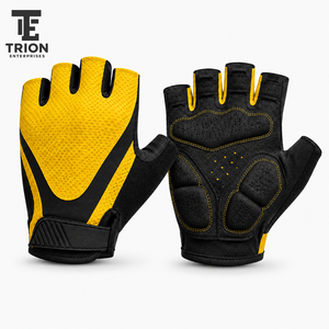 Gants de cyclisme pour hommes et femmes, pour vélo de route et de montagne, respirants, demi-doigts, antidérapants, absorbant les chocs, rembourrés, pour Fitness - Product Image 5