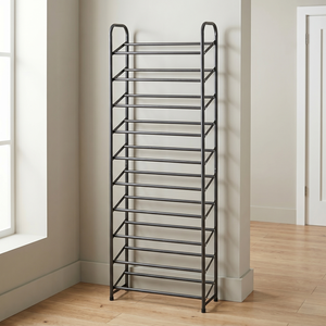 MIT SALE EBay Wholesale Taiwan Household Furniture Manufacturer Modern Portable Metal 10 tier Shoe Rack - Product Image 2