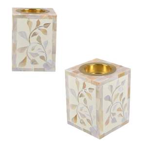 Magnifique brûleur à bakhoor artisanal de haute qualité avec incrustation de nacre, idéal pour les mariages d'été et les cadeaux - Écologique et durable - Product Image 1