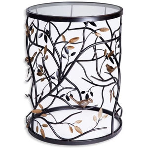 Meilleures ventes : Tables basses et d'appoint noires avec base au design unique et finition poudrée, au look attrayant, pour la maison, l'hôtel et le salon. - Product Image 6