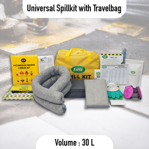 Mobile <b>30L</b> Universal Spill Kit with Travel <b>Bag</b> | Compact Emergency Spill Control Kit for Vehicle, Marine & Industrial Use - Product Image 2