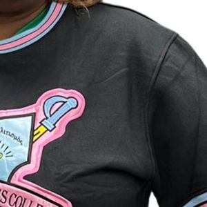 Sudadera Negra Personalizada Sigma Gamma Rho para Mujer, Sudadera con Cuello Redondo para Hermandad Griega, Forro Polar Cálido, Ropa Casual de Calle, Logotipo Personalizado - Product Image 3