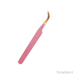 Pinzas Profesionales de Acero Inoxidable para Extensión de Pestañas, Punta Fina de Precisión, Alta Calidad, Empaque Personalizable - Product Image 3