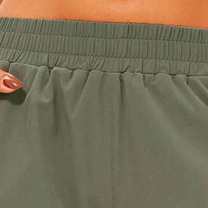 Pantalones Cortos Deportivos de Algodón para Mujer, Nueva Colección, Estilo Sexy, con Logotipo, para Correr y Hacer Ejercicio, Tejidos en Spandex y Poliéster - Product Image 3