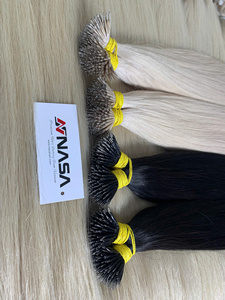 Extensiones de Cabello Humano Virgen de Alta Calidad con Punta Nanoring de 28 Pulgadas y 100g, Liso Natural con Super Double Drawn, Precio al por Mayor - Product Image 3