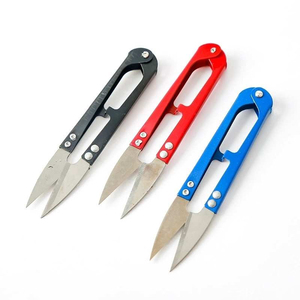 Spring Scissor 10PCS Color U-Shaped Thread Cutting Head Yarn Cutting <b>Cross</b> Stitch Spring Scissors U Shaped Scissor <b>Top</b> Quality - Product Image 2