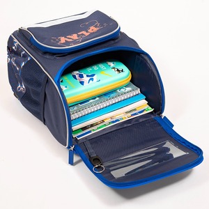 Sac à dos EVA léger, réduisant la charge, avec protection de la colonne vertébrale, motif contrôleur de jeu et graffiti de dessin animé, idéal pour l'école - Product Image 5