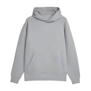 Sudadera gruesa de invierno de felpa francesa de algodón transpirable, de color liso, corte ajustado y duradera. - Product Image 1