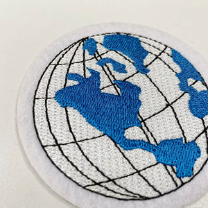 Patches Iron on Embroidery Badges for Clothes Manufacturer High Quality Logo Text Woven Patches Sew Iron on Back for Clothing - Product Image 4