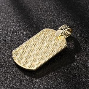Nuevo y Moderno Colgante Cuadrado Grande de Hip Hop para Hombre, con Circonitas, Estilo Iced Out - Product Image 6