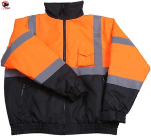 Chaqueta de Seguridad Reflectante de Alta Visibilidad, Impermeable, Ropa de Trabajo, Chaqueta de Invierno, Abrigo de Advertencia Industrial - Product Image 3