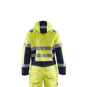 Men High Visibility Workwear Coverall Polyester Reflective Safety <b>Uniform</b> <b>for</b> <b>Construction</b> and Agricultural Use - Product Image 2