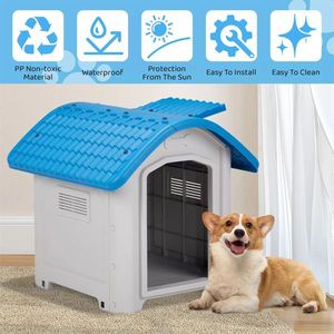 28.7 Inch Large Plastic Dog House Comfortable Pet Furniture - Product Image 3