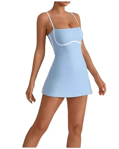 Tenue de tennis pour femmes de haute qualité, tissu athlétique lisse, respirant, flexible, coupe moderne, élégante et confortable - Product Image 4