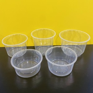 Factory direct sale Eco-friendly 16/18/24oz Round Shape Plastic <b>Box</b> for Food/Fruit/Salad With Lid Customized Logo Transparent - Product Image 5