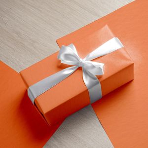 OHOME 100 Fogli di Carta Velina Arancione per Decorazioni Autunnali, Carta da Regalo per il Ringraziamento, Decorazioni per Feste di Raccolto Autunnale - Product Image 2