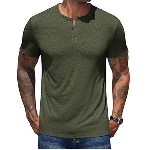 เสื้อยืดผ้าฝ้ายคุณภาพสูงสำหรับผู้ชาย - Product Image 1