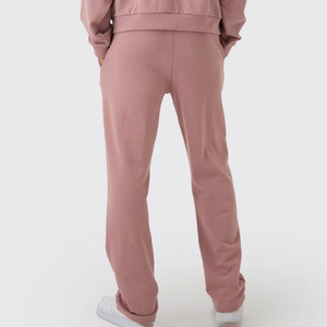 OEM Breathable Men's Sport Fleece Sweatpants with Pockets <b>Elastic</b> Bottom Washed Men's Pants Relaxed Fit for Winter Season - Product Image 2