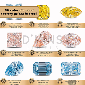 Diamantes Cultivados en Laboratorio HPHT CVD de D'vins Jewels, 0.3ct-5ct, Corte Brillante Redondo, para Fabricación de Joyas, Venta al Por Mayor - Product Image 5