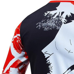 Jersey de Motocross/BMX/Off-Road Personalizado con Sublimación, Transpirable, de Secado Rápido y Resistente al Viento - Product Image 5