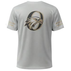 T-shirt de sport blanc pour homme en polyester, uniforme d'entraînement, vêtement d'extérieur, tenue d'équipe, performance sportive - Product Image 2
